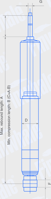 Амортизатор Finwhale. Артикул 25072GU