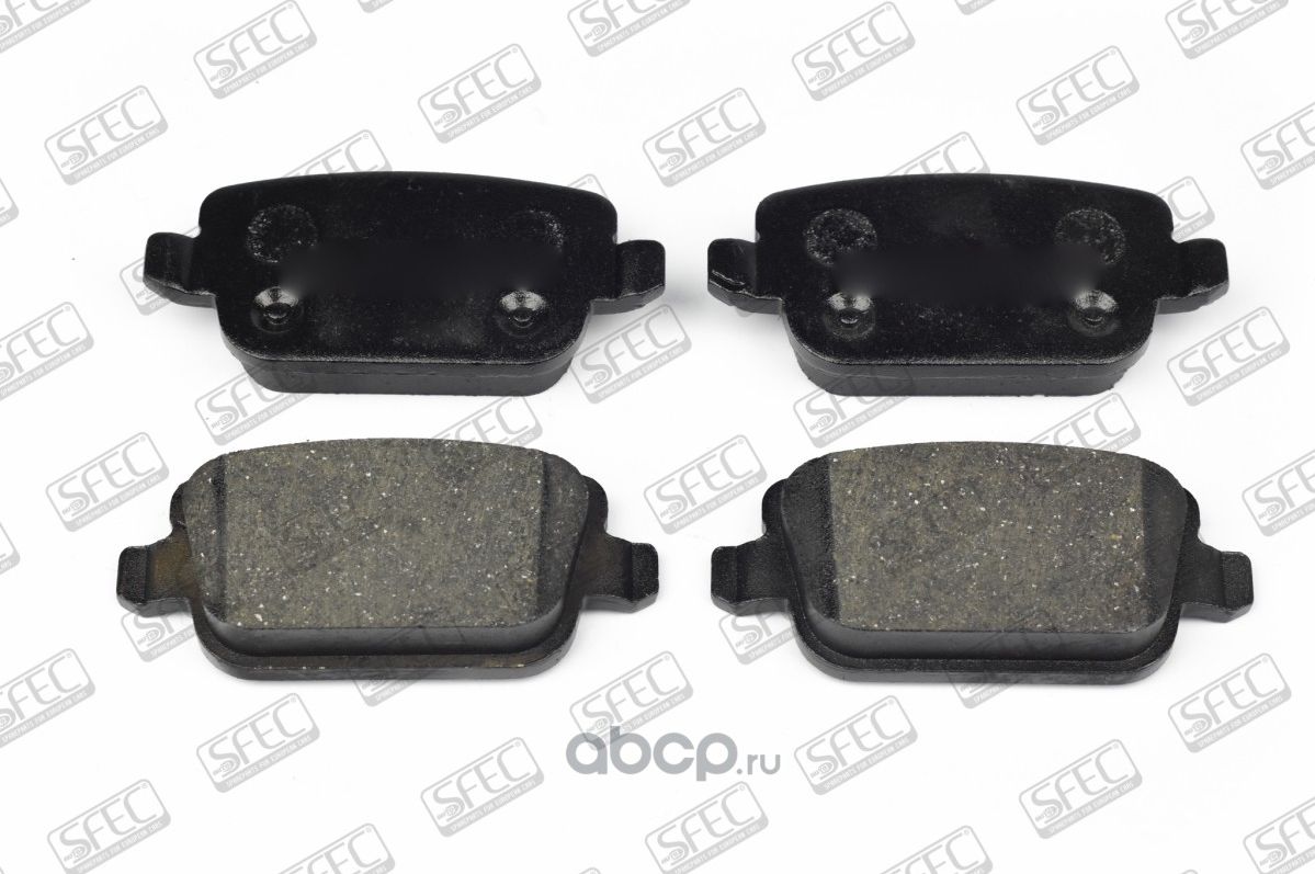 Тормозные дисковые колодки задние (Autosfec). Артикул BP001969
