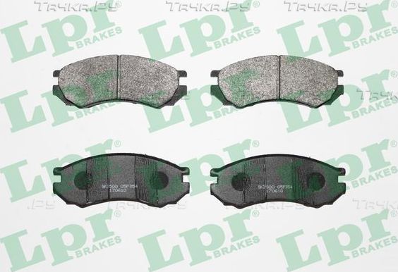 Тормозные колодки LPR. Артикул 05P354