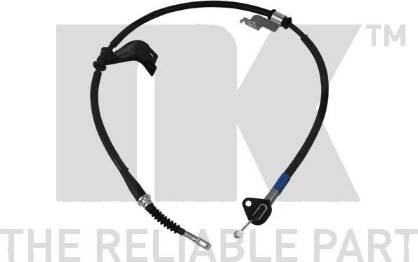 Трос ручника (тросик ручного тормоза) NK. Артикул 903449