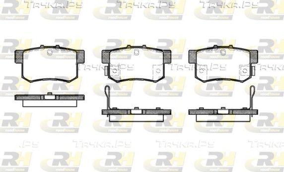 Тормозные колодки RoadHouse задние для BYD F6 2008-2014. Артикул 2325.22