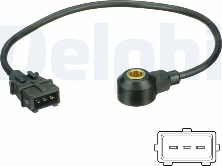 Датчик детонации Delphi. Артикул AS10214