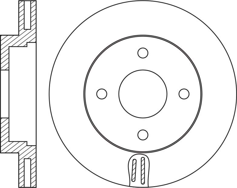 Тормозной диск NiBK. Артикул RN2122
