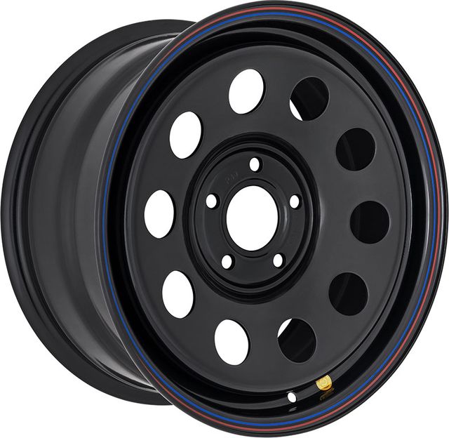 Колёсный диск OFF-ROAD Wheels усиленный стальной черный 5x120 8xR17 d72,6 ET+40 для Volkswagen Amarok 2010-2026. Артикул 1780-520726BL+40