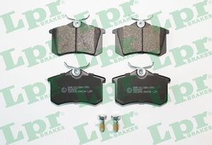 Тормозные колодки LPR задние для Citroen C3 II 2009-2016. Артикул 05P634