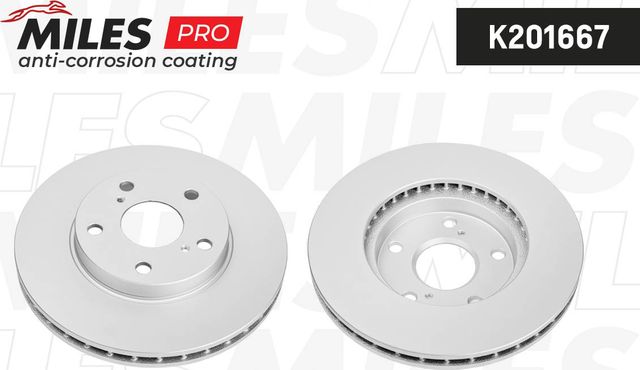 Тормозной диск Miles для Toyota Progres 1997-2007. Артикул K201667