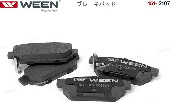 Тормозные колодки WEEN. Артикул 151-2107