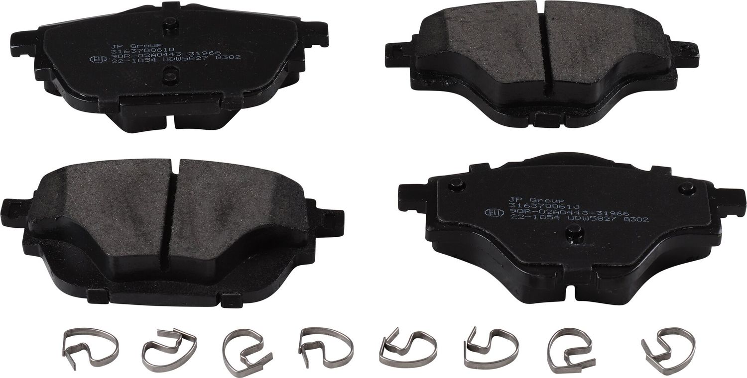 Тормозные колодки JP Group. Артикул 3163700610