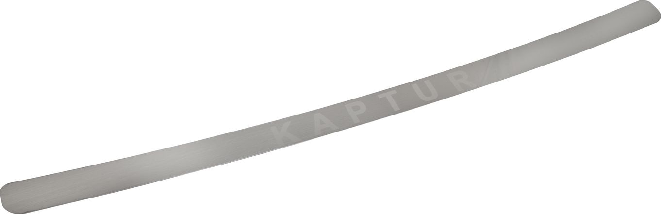 Накладка Arbori на бампер сатинированная с логотипом для Renault Kaptur 2016-2026. Артикул ARBORI4101RBS01S