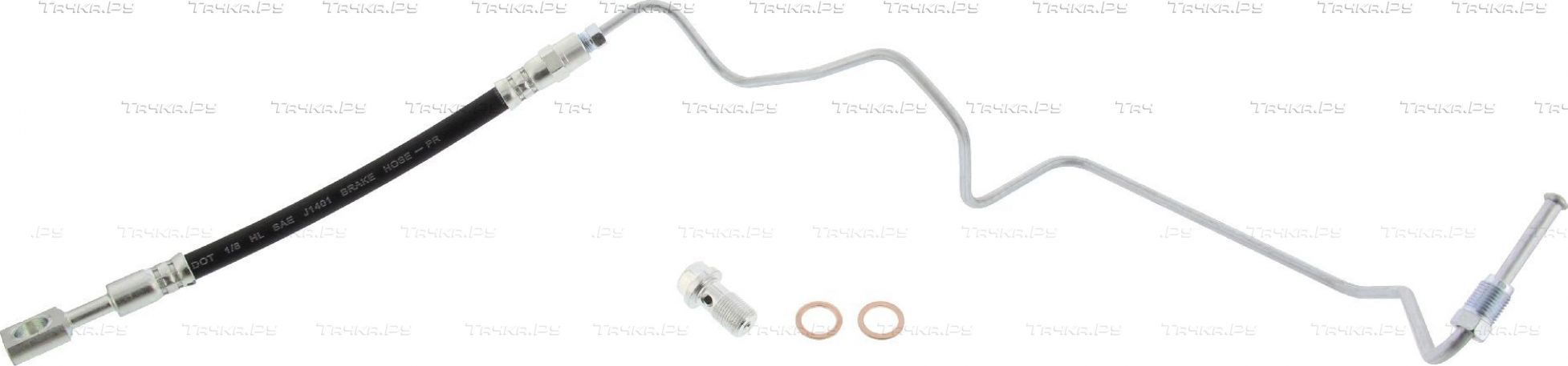 Тормозной шланг MAPCO задний левый для Audi A3 I (8L) 1996-2003. Артикул 3662