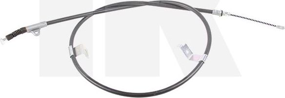 Трос ручника (тросик ручного тормоза) NK задний левый для Nissan Primera P10 1990-1996. Артикул 902258