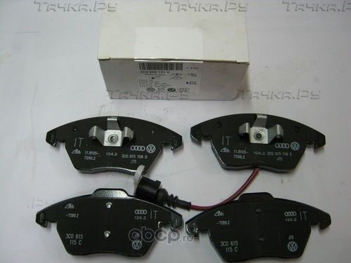 Тормозные колодки VAG передние для Audi S3 II (8P) 2006-2013. Артикул 3C0698151C