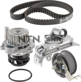 Помпа (водяной насос) с комплектом ремня ГРМ NTN / SNR. Артикул KDP457.560