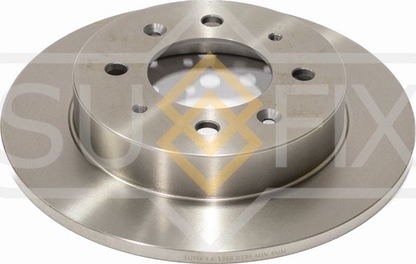 Диск тормозной задний (258x10) (Sufix). Артикул FX1366