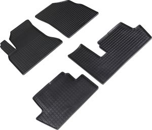 Коврики резиновые Seintex с узором сетка для салона Citroen C4 Picasso I 2007-2013. Артикул 00612