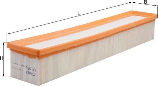 Воздушный фильтр Mahle для Mercedes-Benz C-Класс II (W203, CL203) 2000-2002. Артикул LX 939