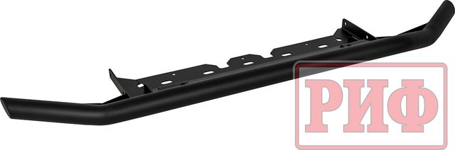 Бампер силовой передний/защита штатного бампера РИФ c защитой радиатора для Changan Hunter Plus 2023-2026. Артикул RIFF70-11076