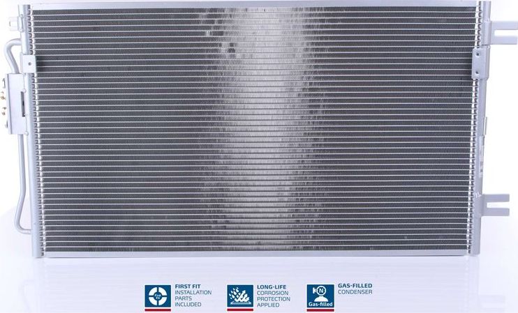 Радиатор кондиционера (конденсатор) Nissens (алюминий). Артикул 94806