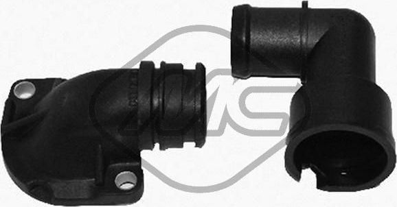 Фланец системы охлаждения Metalcaucho (полимерный материал). Артикул 03667