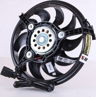 Вентилятор радиатора двигателя Nissens (полимерный материал) для Audi A4 IV (B8) 2012-2015. Артикул 85639