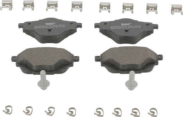 Тормозные колодки Ferodo Premier Eco Friction задние для Citroen SpaceTourer I 2016-2026. Артикул FDB4766