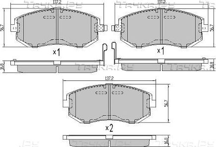 Тормозные колодки Fremax. Артикул FBP-1627