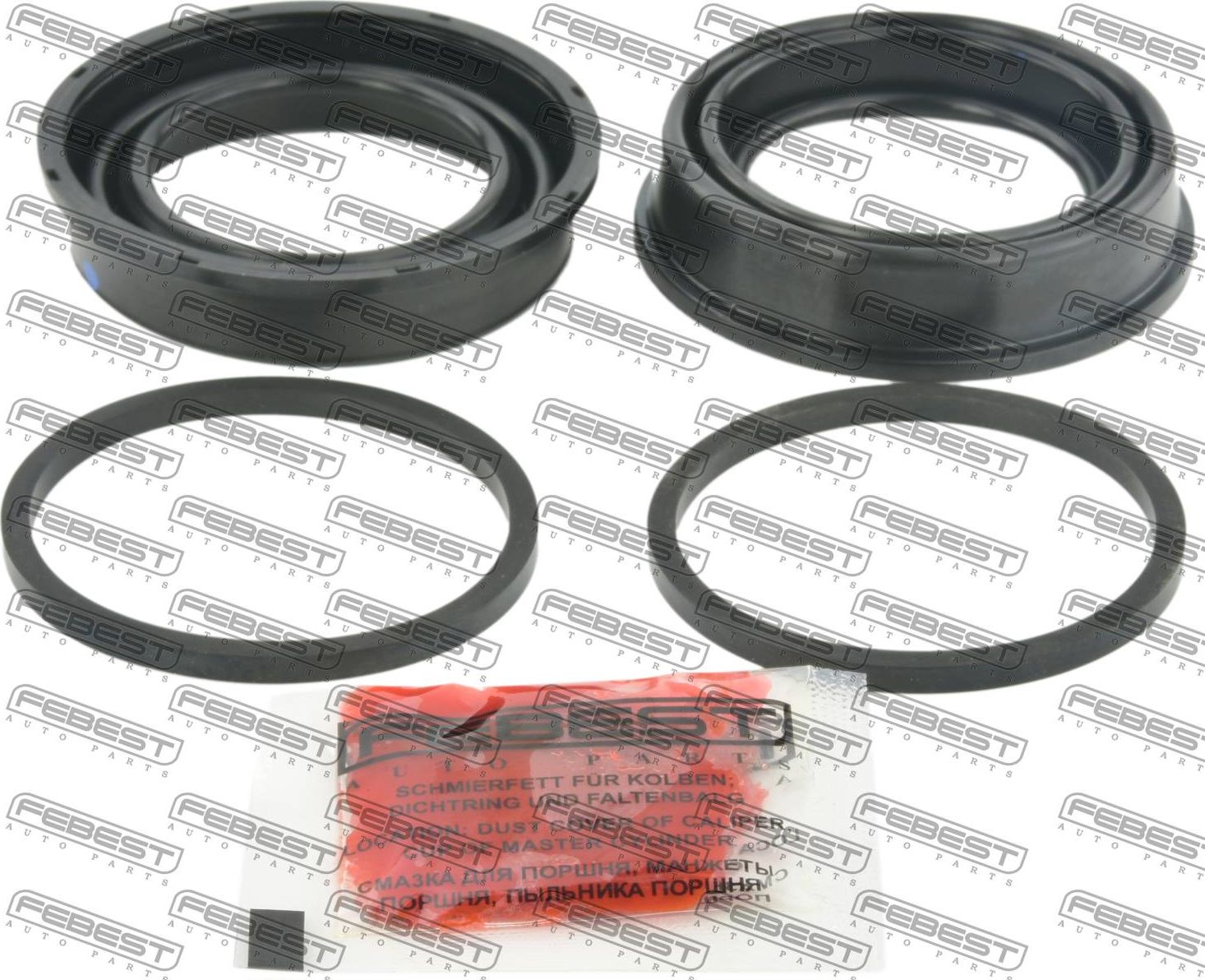 Ремкомплект тормозного суппорта Febest. Артикул 2075-DURF