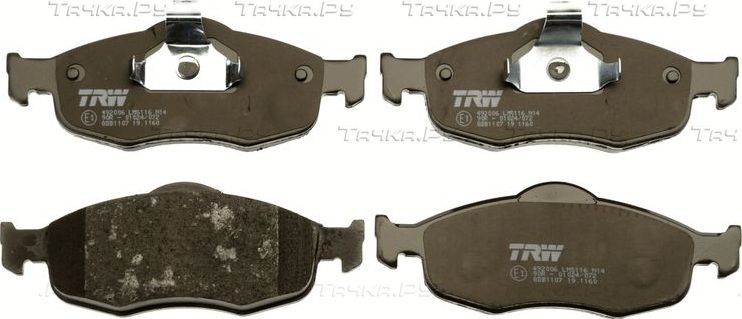 Тормозные колодки TRW COTEC передние для Ford Mondeo I 1993-1996. Артикул GDB1107