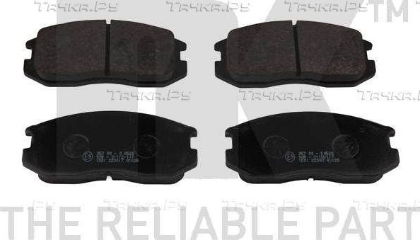 Тормозные колодки NK передние для Mitsubishi Mirage V 1995-2003. Артикул 223017