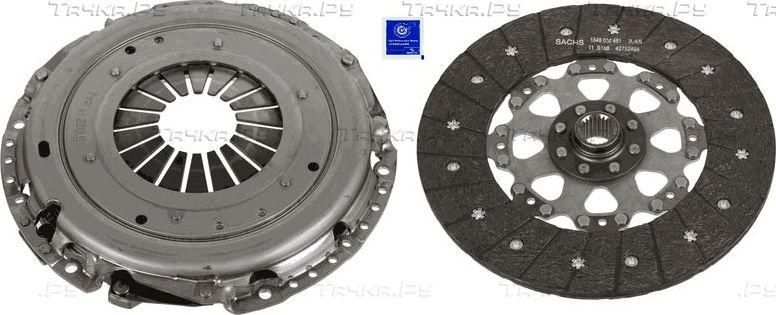Сцепление (комплект) SACHS XTend для Hyundai Santa Fe III 2012-2018. Артикул 3000 970 107