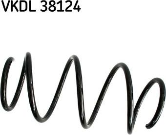 Пружина подвески SKF. Артикул VKDL 38124