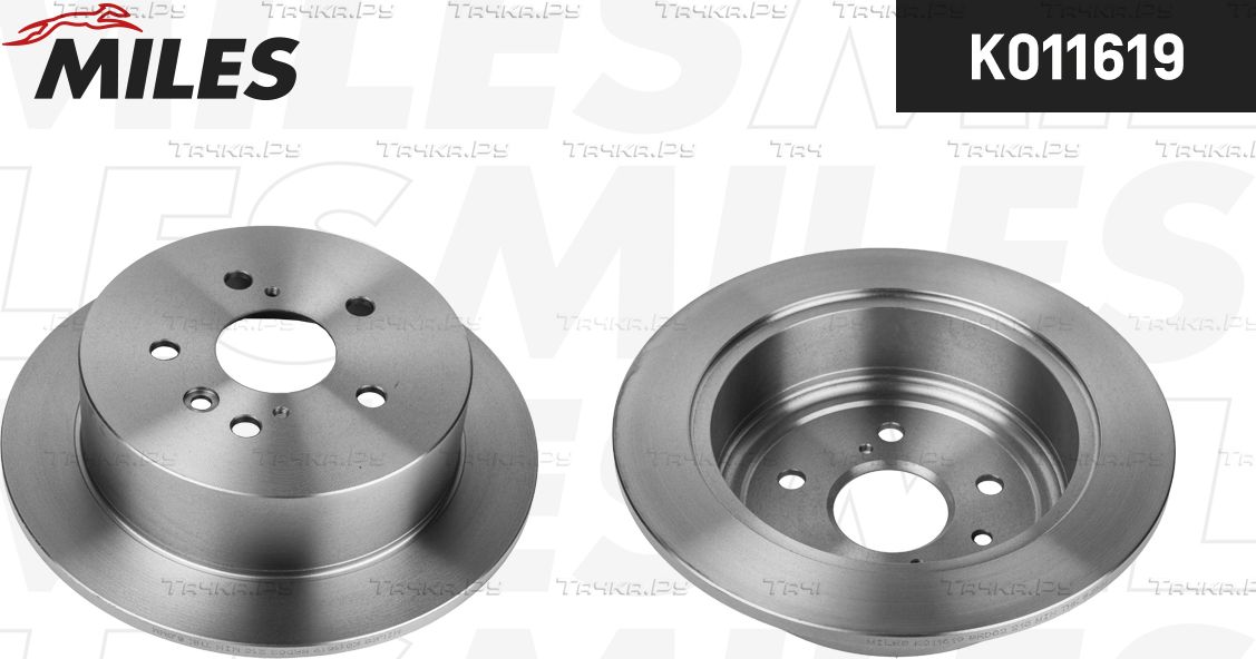 Тормозной диск Miles для Toyota Harrier I (XU10) 2000-2003. Артикул K011619