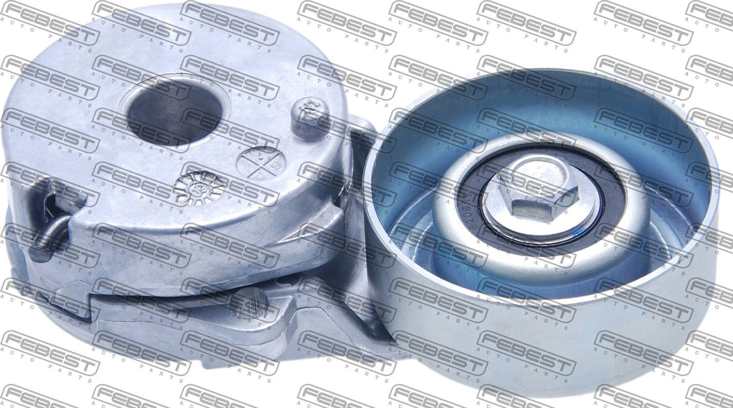Натяжной ролик (натяжитель) приводного клинового зубчатого ремня Febest. Артикул 0290-T31