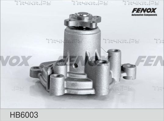 Помпа (водяной насос) Fenox для Hyundai Matrix I 2001-2010. Артикул HB6003