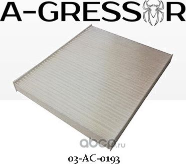 ФИЛЬТР САЛОНА A-GRESSOR 03-AC-0193 FORD 1 566 997 A-Gressor. Артикул 03AC0193