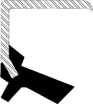 Сальник ступицы Corteco (NBR (бутадиен-нитрильный каучук)). Артикул 19036048B