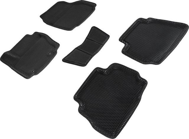 Коврики Seintex 3D EVA ромб для салона Ford Mondeo IV 2007-2010 ЧЕРНЫЕ. Артикул 95276