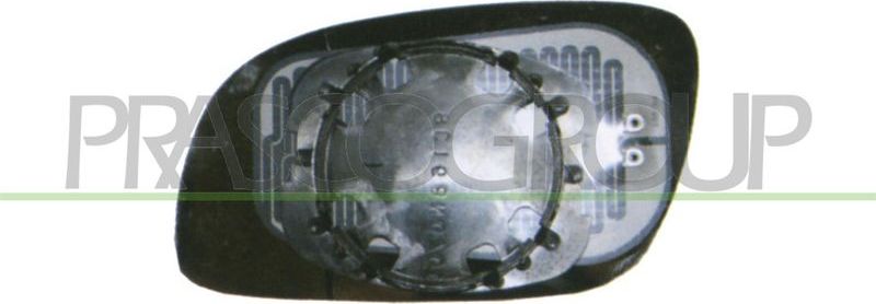 Зеркальное стекло бокового зеркала Prasco. Артикул VG7157513