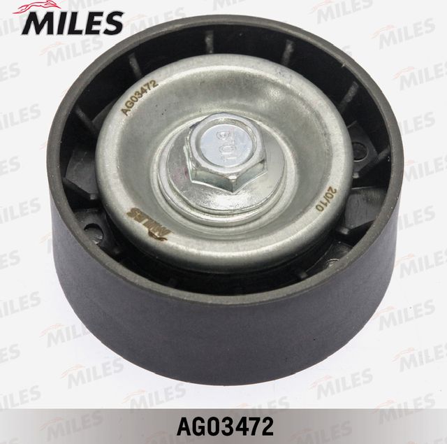 Направляющий (ведущий) ролик приводного поликлинового ремня Miles. Артикул AG03472