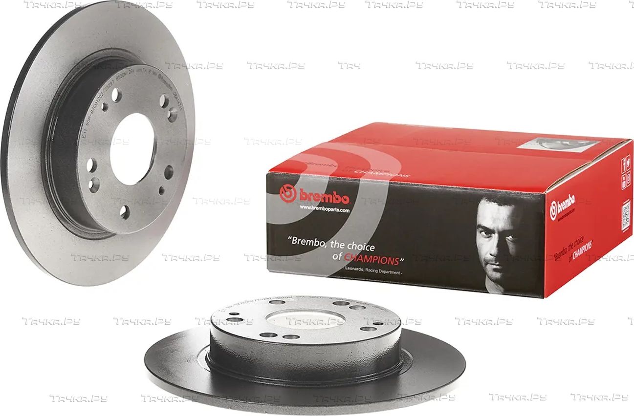 Тормозной диск Brembo UV Coated задний для Honda Civic VIII 2005-2012. Артикул 08.A147.11