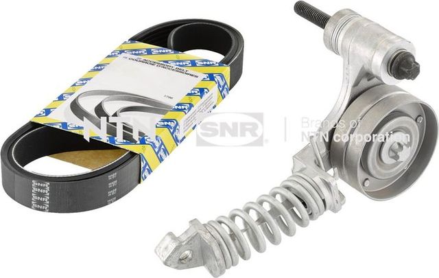 Приводной ремень поликлиновой с роликами (комплект) NTN / SNR. Артикул KA853.22