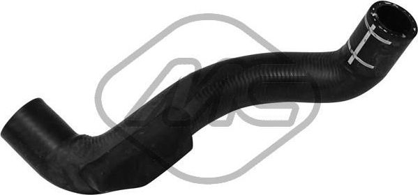 Патрубок радиатора (системы охлаждения) Metalcaucho. Артикул 98055