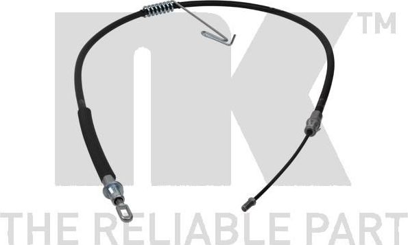 Трос ручника (тросик ручного тормоза) NK. Артикул 9025197