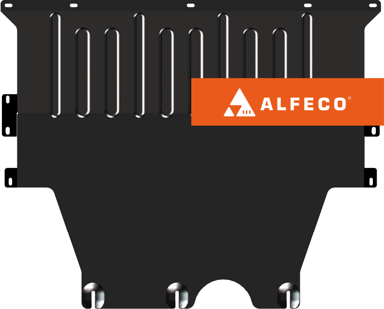 Защита Alfeco для картера и КПП FAW Bestune T55 2021-2026. Артикул ALF.47.07