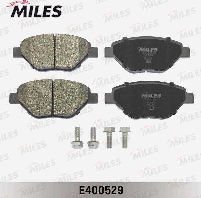 Тормозные колодки Miles (Low-Metallic). Артикул E400529