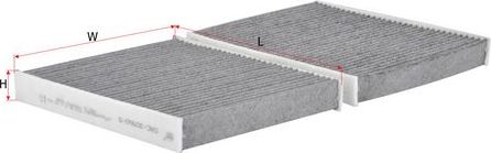 Салонный фильтр Sakura. Артикул CAC-30960-S