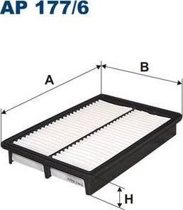 Воздушный фильтр Filtron. Артикул AP 177/6