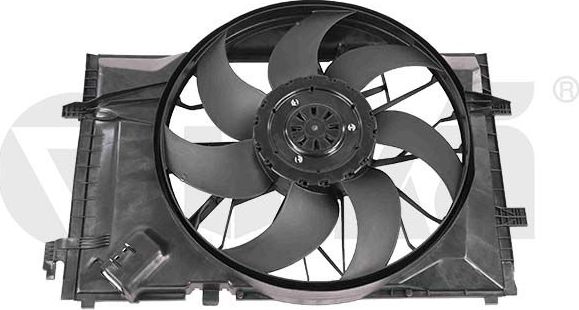 Вентилятор радиатора двигателя (в сборе) Vika для Mercedes-Benz CLK-Класс II (C209, A209) 2002-2010. Артикул 91051801