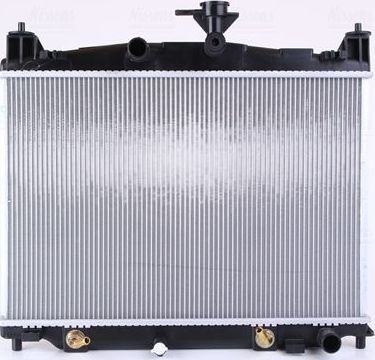Радиатор охлаждения двигателя Nissens для Mazda 2 II (DE) 2007-2015. Артикул 68538