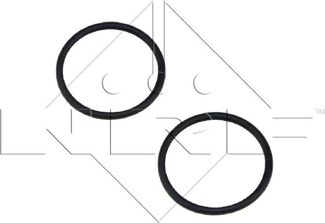 Радиатор масляный (маслоохладитель) для АКПП NRF (алюминий) для Opel Meriva A 2003-2010. Артикул 31342